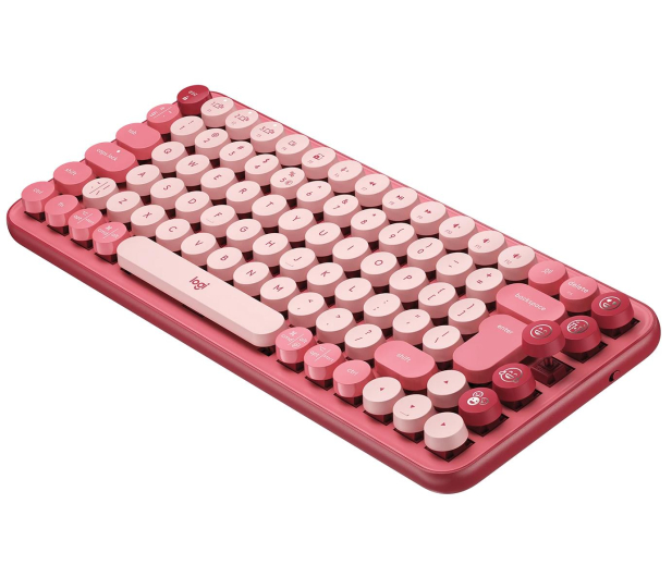 LOGITECH POP KEYS Coral Rose US INTL - 716622 - zdjęcie 3